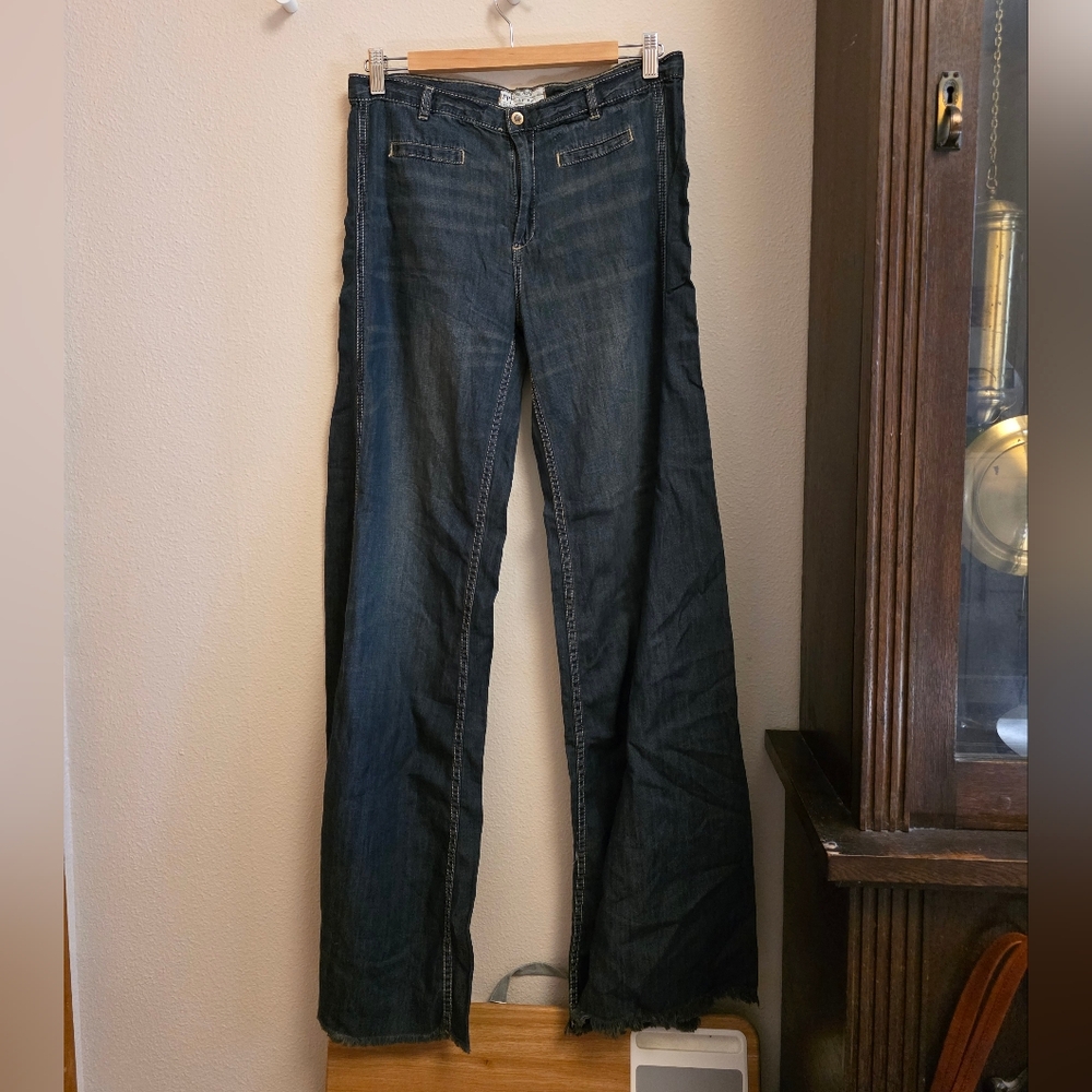 Free People Ultra Wide Leg Jeans